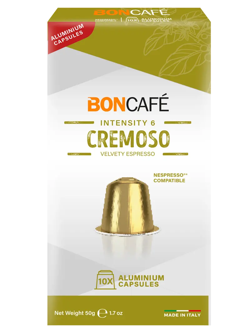 Boncafe Cremoso Aluminium-Compatible Coffee Capsules 1