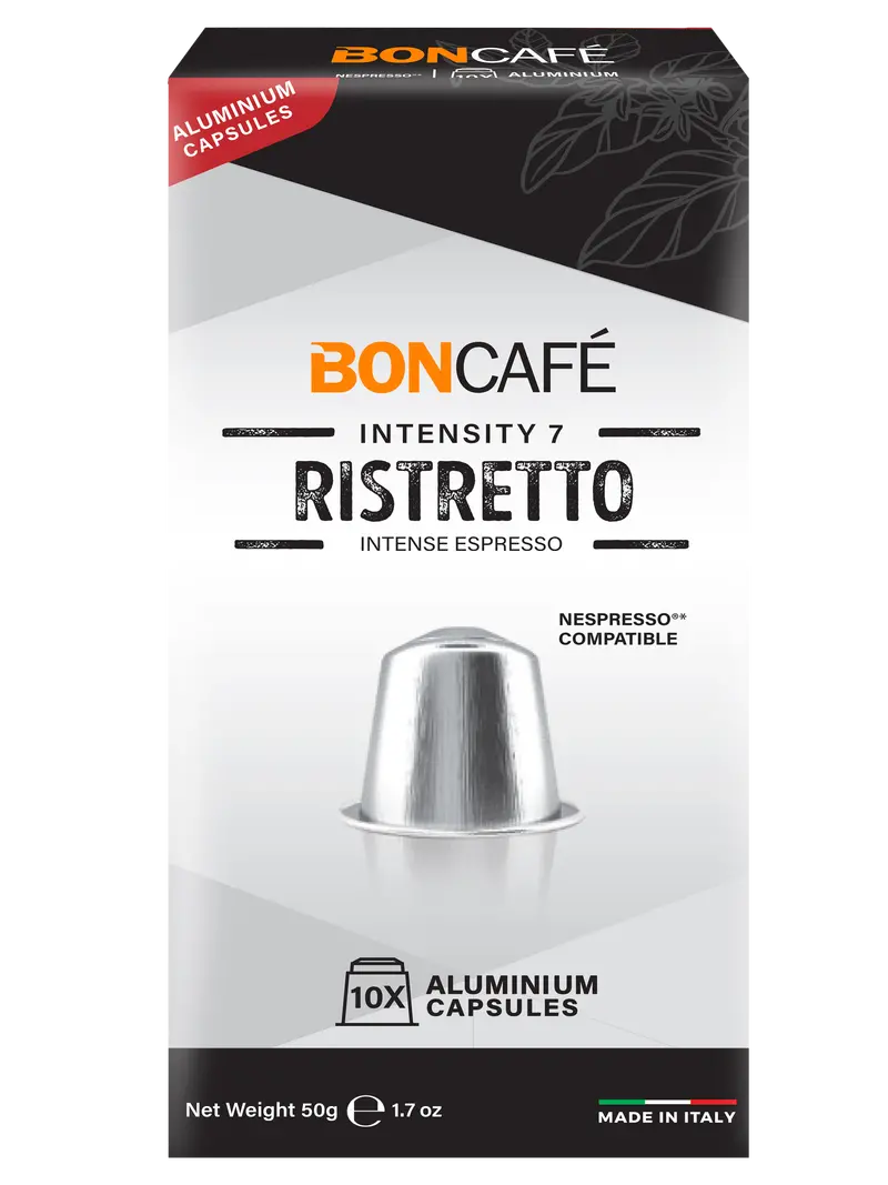 Boncafe Ristretto Aluminium-Compatible Coffee Capsules 1
