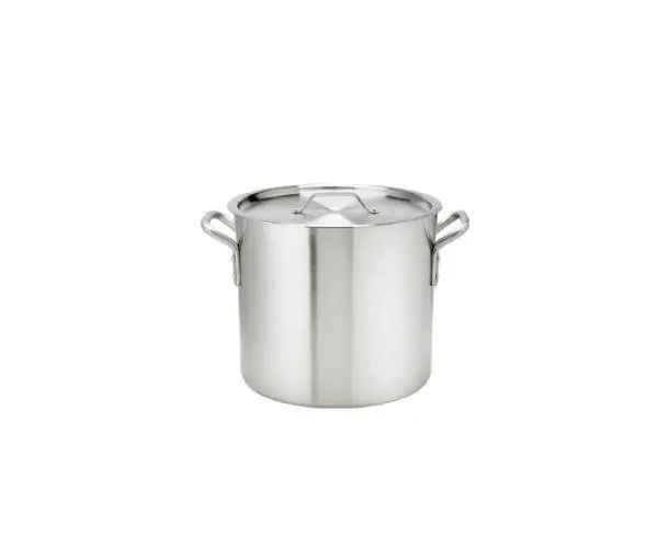 Browne 20-Quart Standard Weight Stock Pot – 5813180 1