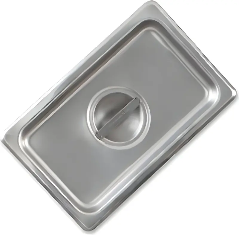Browne 21-Inch Stainless Steel Anti-Jam Full-Size Pan Cover 1