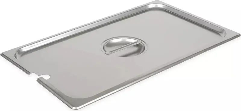 Browne 21" Stainless Steel Full-Size Pan Cover With Notch (Model 575529) 1
