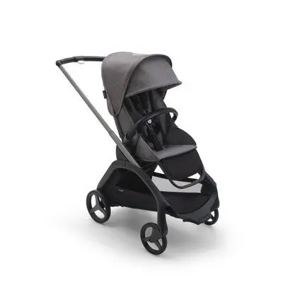 Bugaboo Dragonfly Stroller – Full-Size, One-Step Fold, All-Terrain Mobility, Gray Melange Colorway 1
