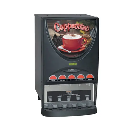 Bunn Imix-5 Black Multi-Station Hot Beverage Dispenser (5 Hoppers) 1