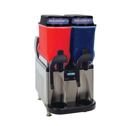 Bunn Ultra-Nx 58000.0017 Dual-Hopper Slushy Machine – Black & Stainless, Liquid Autofill 1