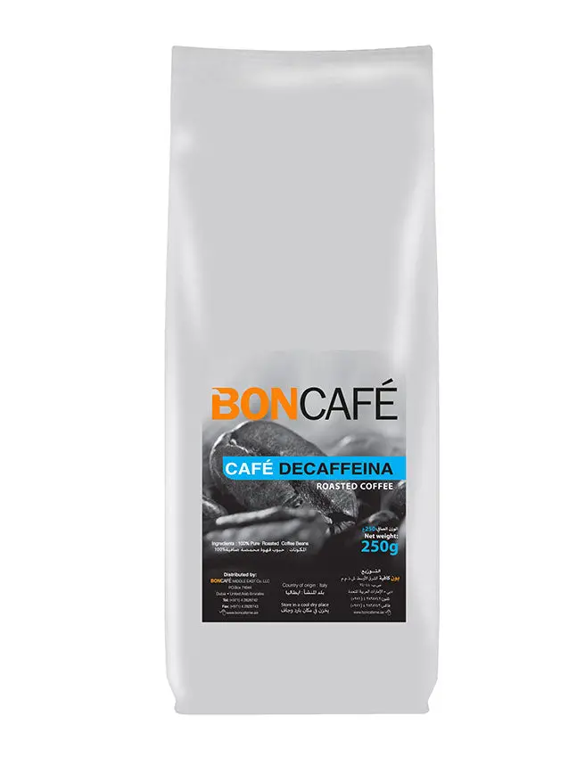Café Decaffeina Whole Bean Coffee – 250G 1