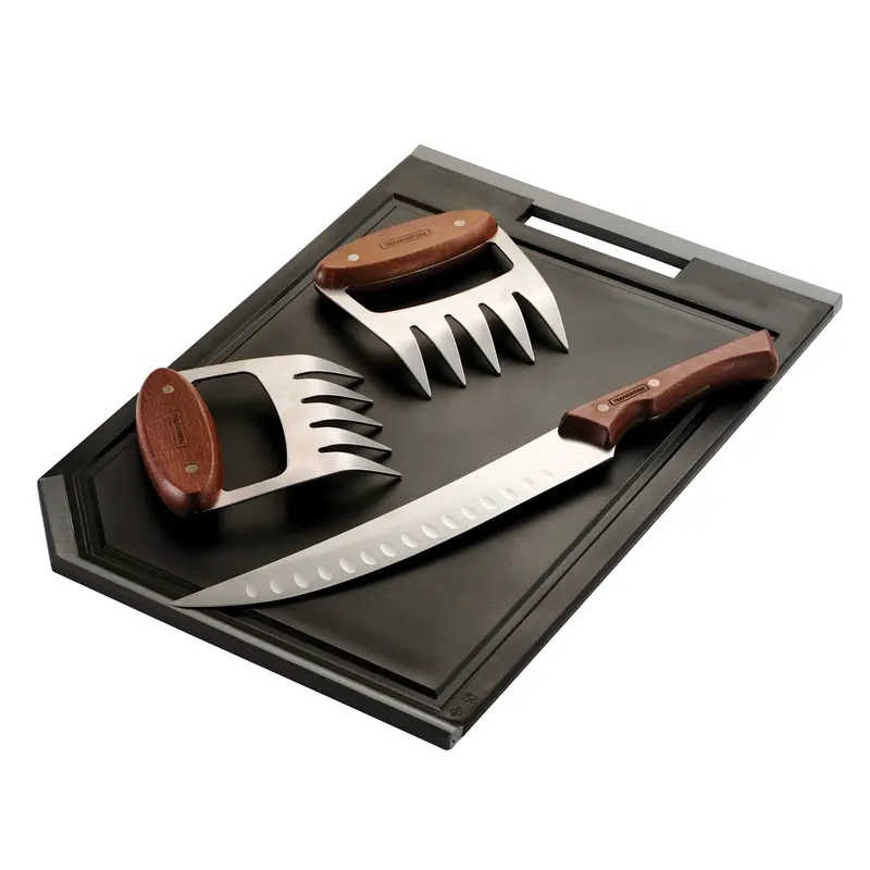 Churrasco Bbq 4-Piece Carving & Shredding Claw Set 1