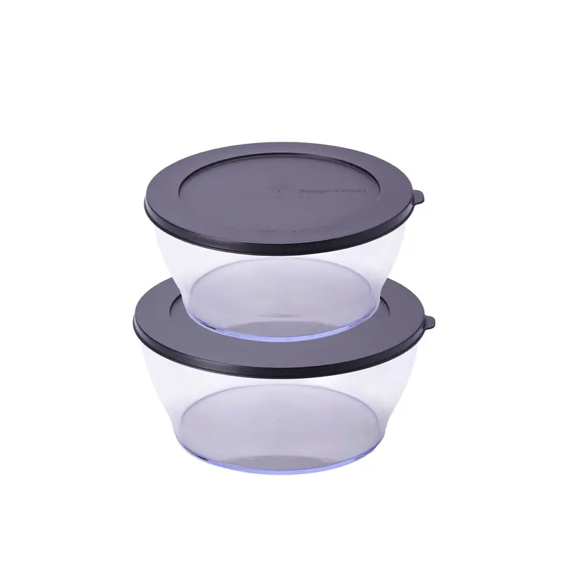 Clear Bowl Collection – Modern Transparent Serveware 1