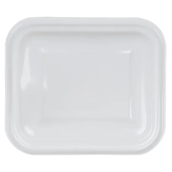 Commercial White Plastic Storage Box With Lid – 14.5" X 12.5" X 5" 1