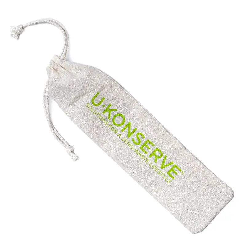 Compact Pouch For Reusable Straws And Utensils 1