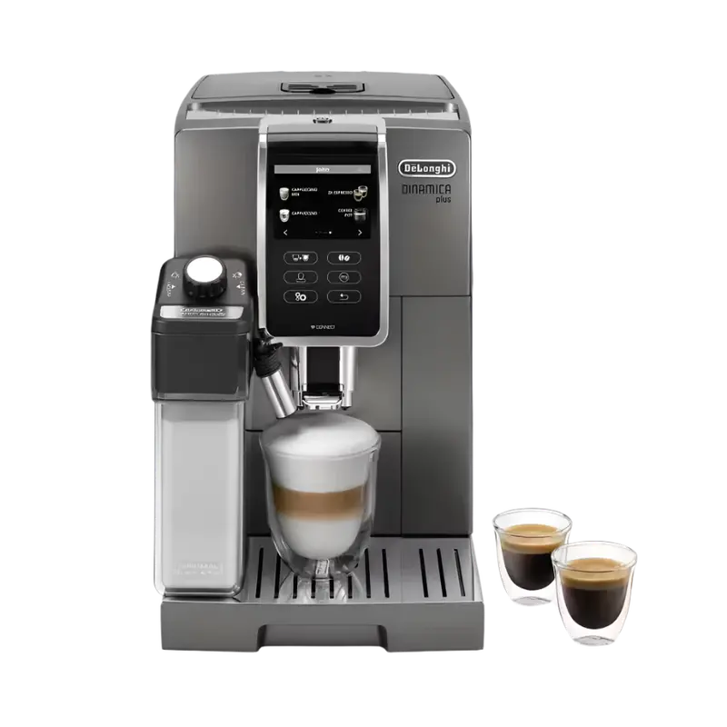 De'Longhi Dinamica Plus Ecam350.75.Bs – Smart Fully Automatic Coffee Center With Lattecrema System 1