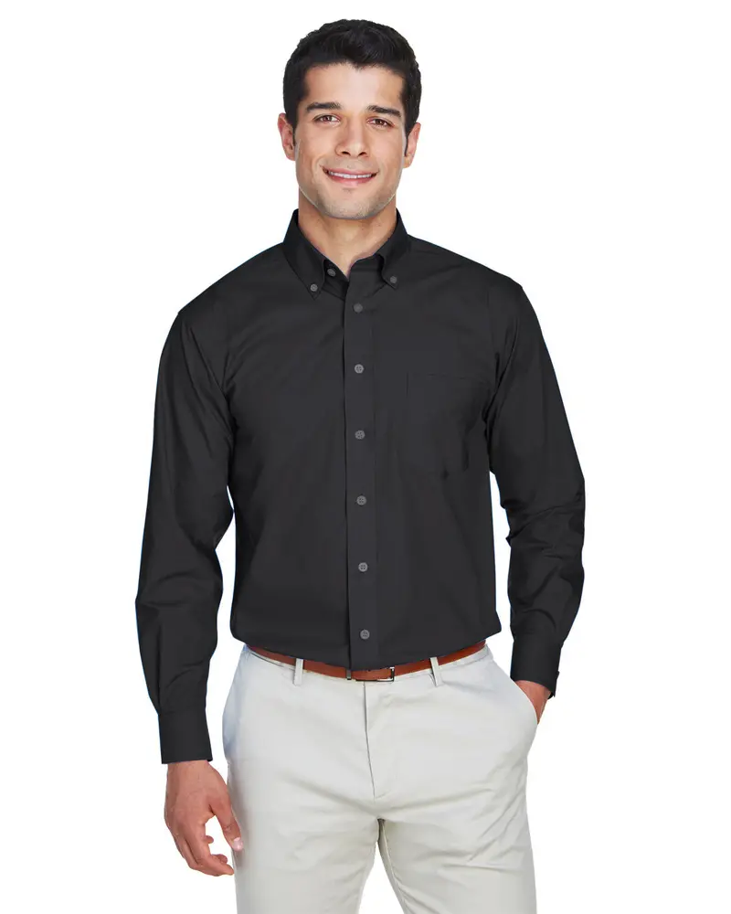 Devon & Jones D620 Men'S Crown Woven Solid Broadcloth Shirt 1