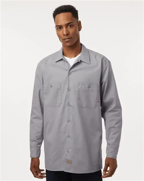 Dickies L535 Men'S Heavy-Duty Long Sleeve Work Shirt 1