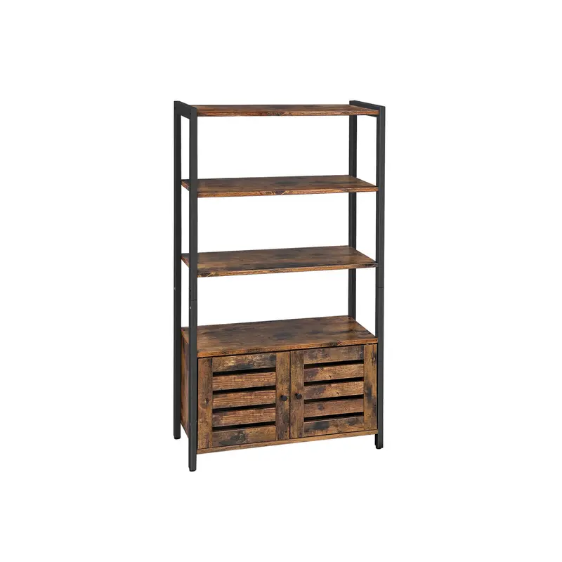 Double-Shutter Storage Cabinet With Farmhouse-Inspired Hardware 1