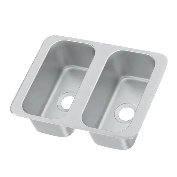 Drop-In Vending Cart Sink – 22-Gauge 304 Stainless Steel, 5-Inch Depth 1