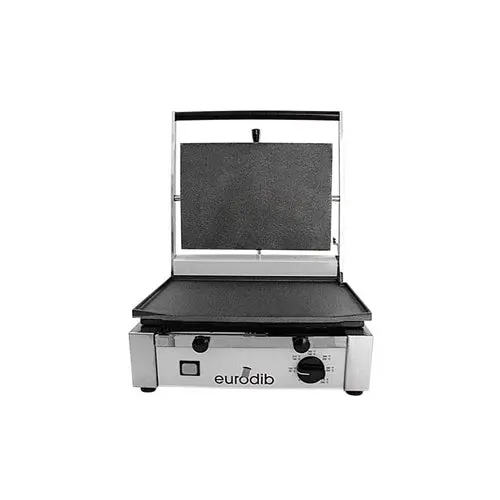 Eurodib Cort-F 14-Inch Single-Smooth Electric Sandwich Grill – 208V Panini Maker 1