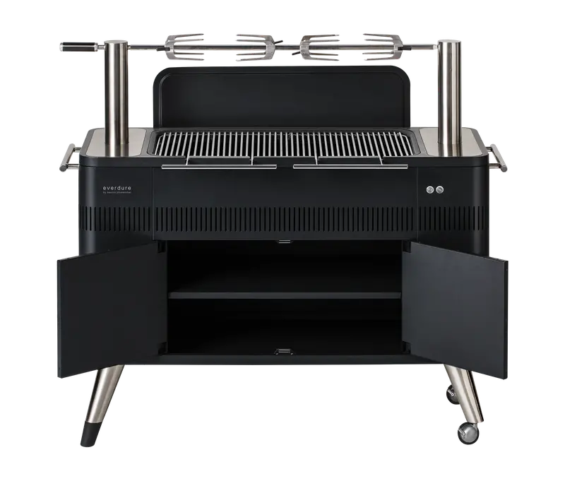 Everdure Hub™ 1-Unit Freestanding Charcoal Grill With Electric Ignition 1