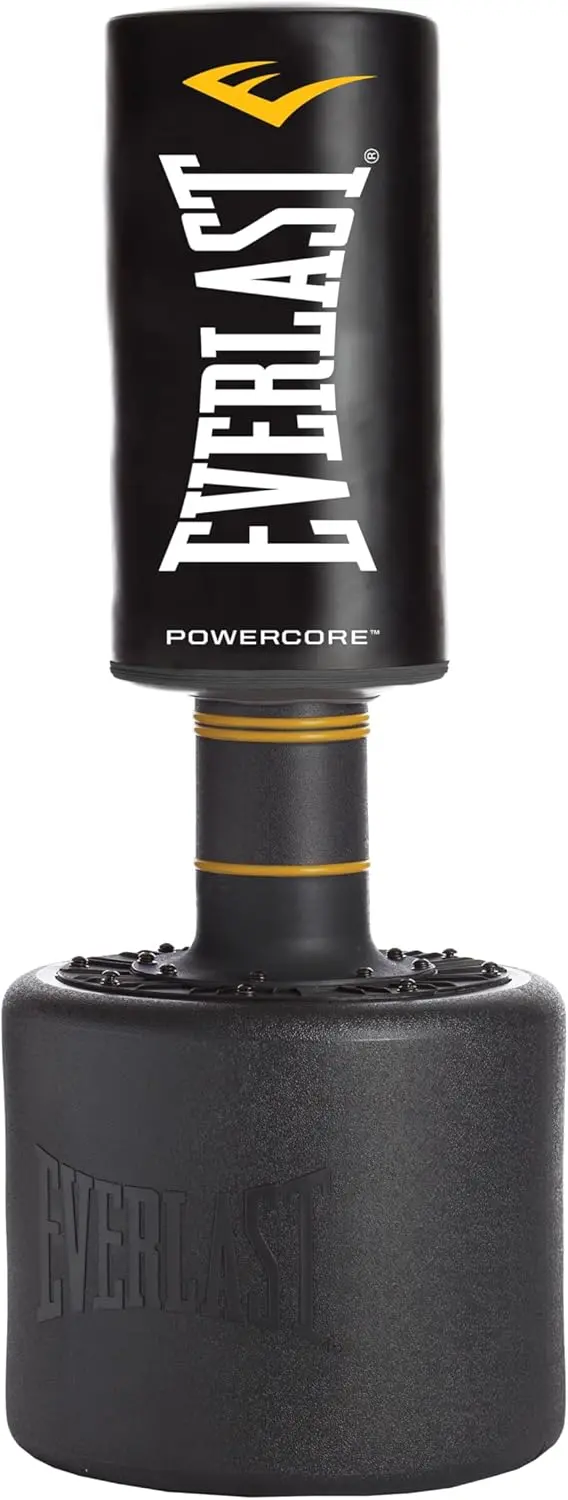Everlast Powercore Free-Standing Punching Bag – Ergonomic Indoor Boxing & Mma Training Station With Heavy-Duty Base 1