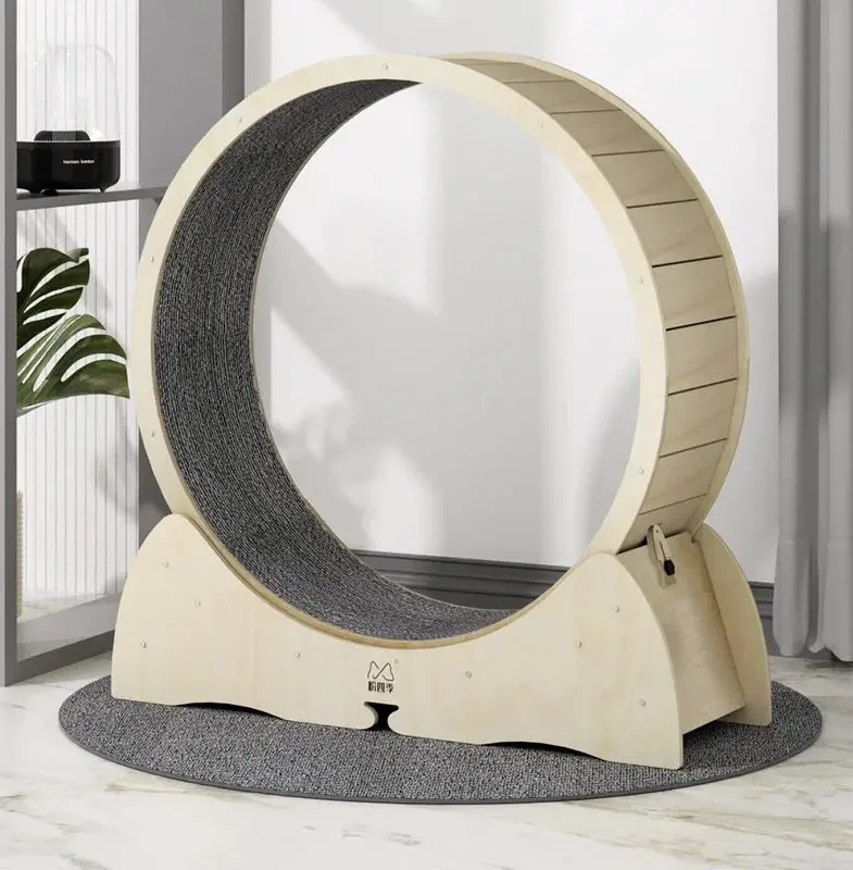 Extra-Large Cat Exercise Wheel For Indoor Running – Quiet, Durable Treadmill For Active Felines (Model 1127863) 1