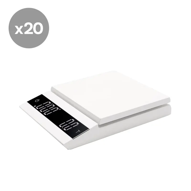 Felicita Parallel Coffee Scale – White (Pack Of 20) 1