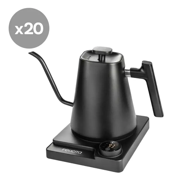 Felicita Square Temperature-Controlled Electric Kettle – Pack Of 20 1