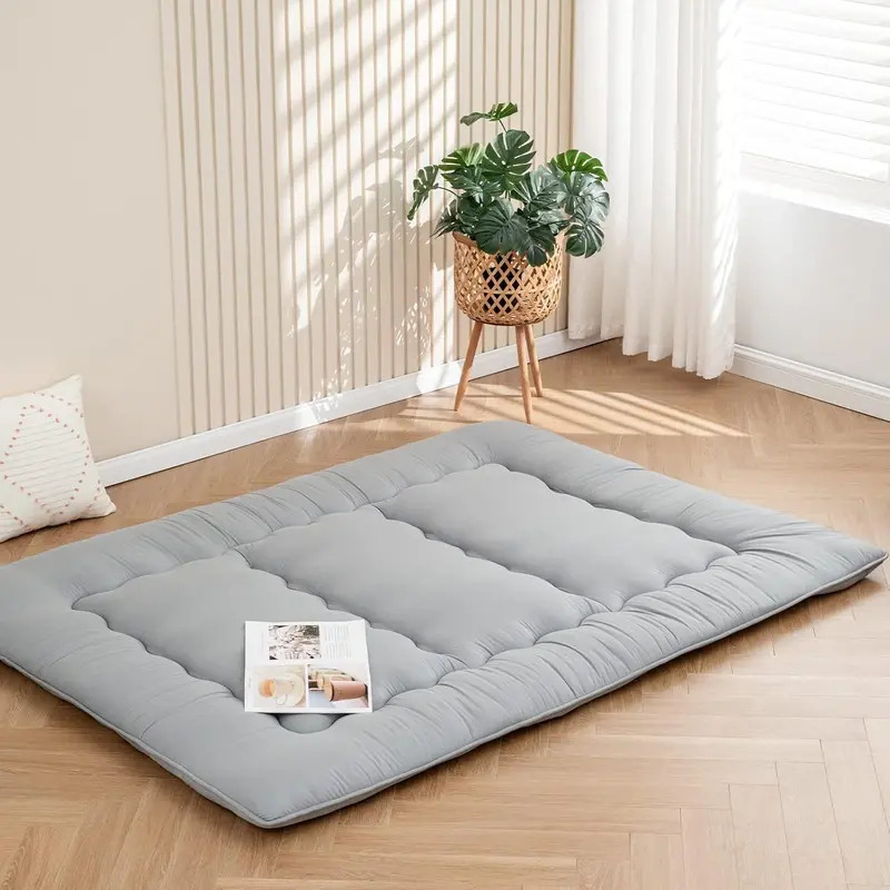 Foldable Full/Queen-Size Futon Mattress – Japanese-Style Floor Bed With Memory Foam Comfort 2