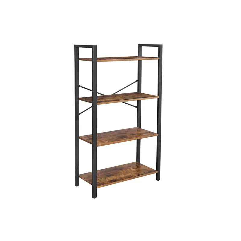 Four-Tier Standing Bookcase For Living Room Or Office 1