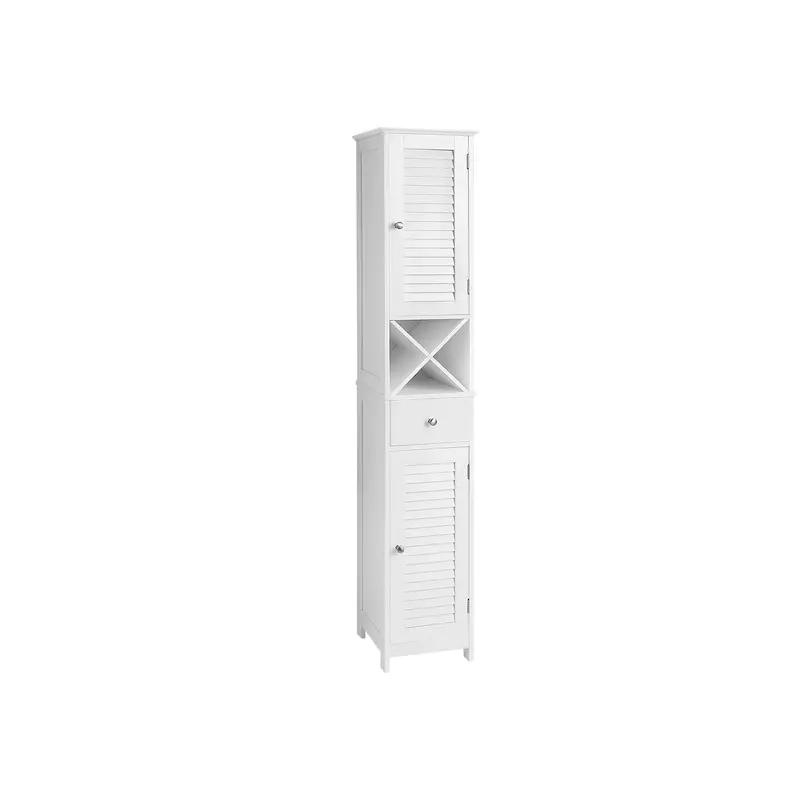 Freestanding Wooden Storage Cabinet With Doors 1
