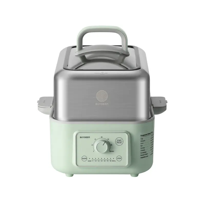 G52 Single-Tier Electric Steamer – 5.3Qt Capacity 1