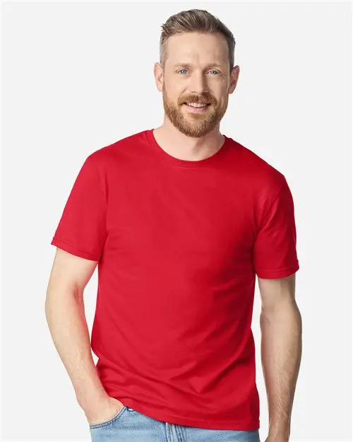 Gildan 64Plsma Unisex Plasma-Print Softstyle Cotton T-Shirt 1