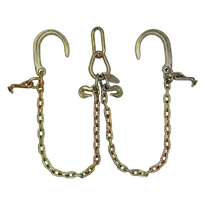 Grade 70 V-Chain Bridle Assemblies – Durable Tow & Recovery Chains For Off-Road Hauling & Vehicle Extraction 1