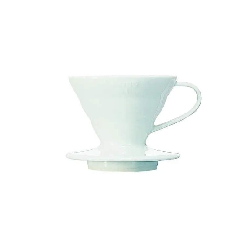 Hario V60 Ceramic Coffee Dripper – White, Size 01 1