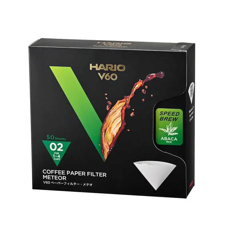 Hario V60 Meteor Paper Filters – Size 02 (50-Pack) 1