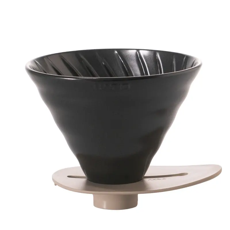 Hario V60 Switch & Match Ceramic Dripper – Size 03, Matte Black Finish 1