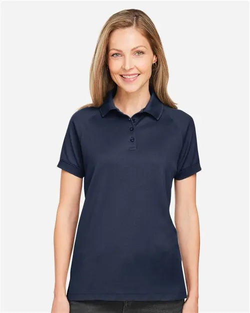Harriton M208W Women’S Soil-Resistant Snag-Proof Polo Shirt 1
