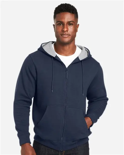 Harriton M711T Unisex Tall Climabloc-Lined Heavyweight Hooded Sweatshirt 1