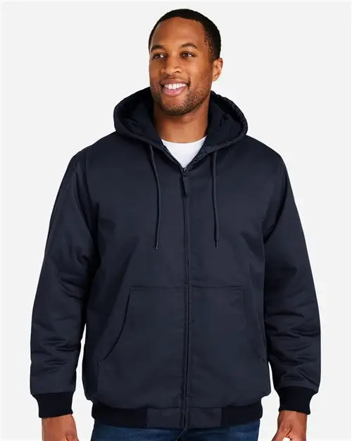 Harriton M722 Unisex Climabloc Heavy-Duty Full-Zip Hooded Jacket 1