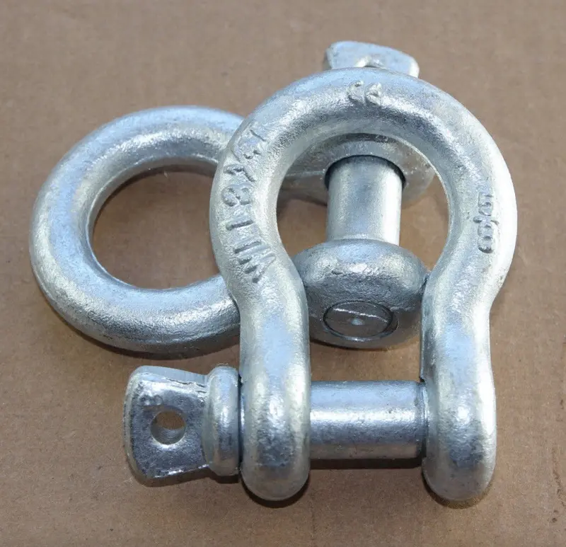 Heavy-Duty Galvanized Shackle Screw Pin Clevis – Rigging & Towing Anchor In Multiple Standard Sizes 1