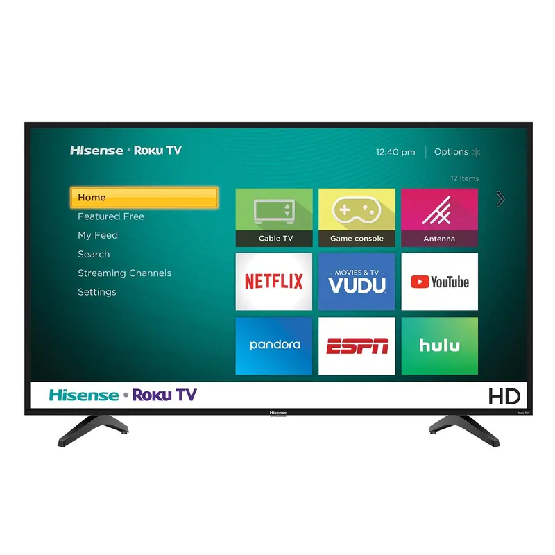 Hisense 32H4030F 32-Inch Hd Roku Smart Led Tv With Simple Remote And Quick Setup 1