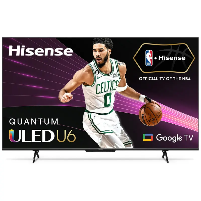 Hisense 50-Inch U6H Quantum Dot Uled 4K Google Tv With Hdr (50U6H) 1