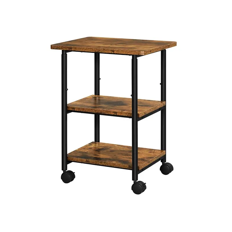 Industrial 3-Tier Printer & Office Supply Stand 1