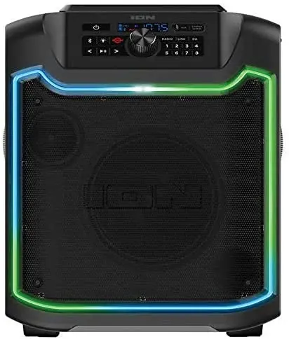 Ion Pathfinder 280 Ipx4 Waterproof Bluetooth Speaker – 120W, Fm Radio & Led Lights 1