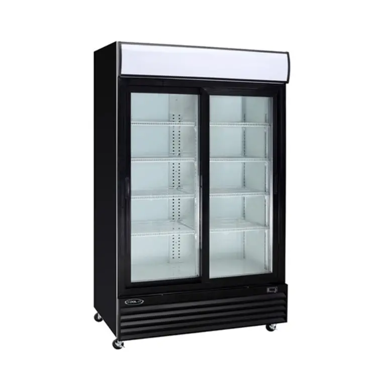 Kool-It Ksm-50 Double-Sliding-Door Merchandising Cooler 1