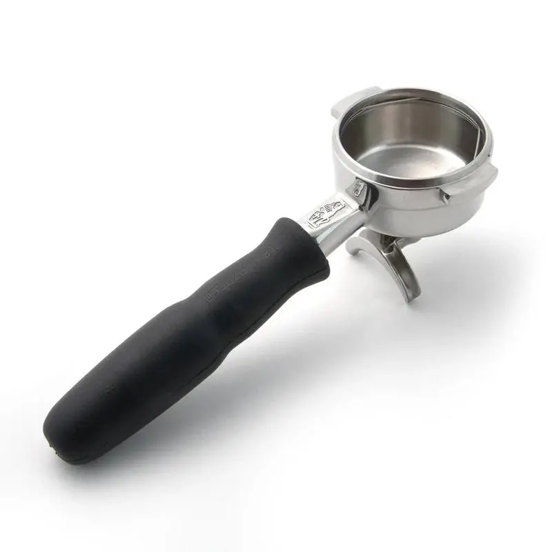 La Marzocco Stainless Steel Dual-Spout Portafilter – No Filter Basket 1