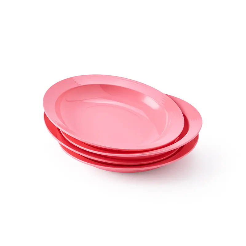 Large Deep Plate Set – 4-Piece Dinnerware Collection 1