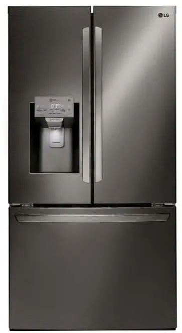 Lg Lfxs28968D 27.9 Cu. Ft. Black Stainless French Door Refrigerator – Slim Ice System 1