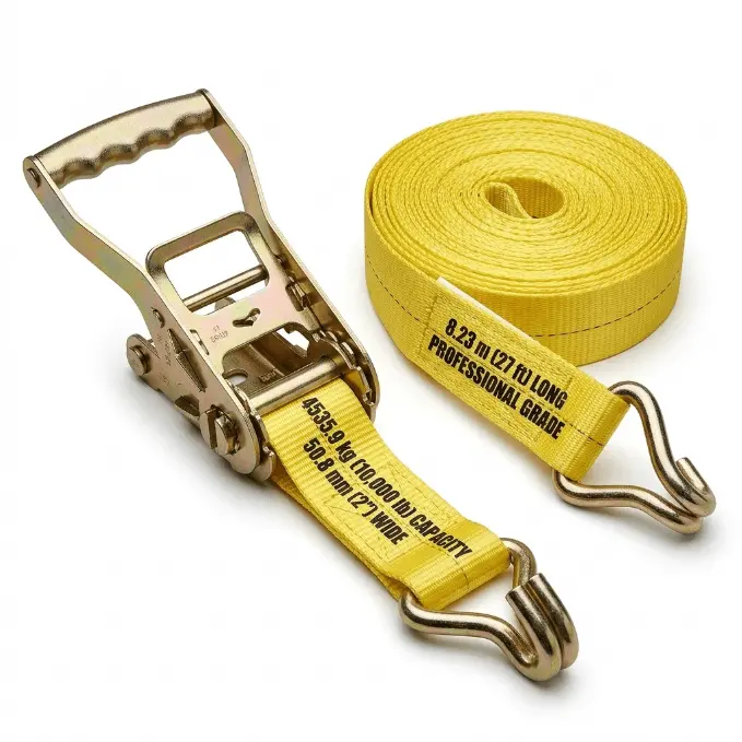 Long-Distance 2-Inch Ratchet Strap – 27-Foot, 10,000-Lb Capacity Heavy-Duty Tie-Down (Rs2Wh) 1