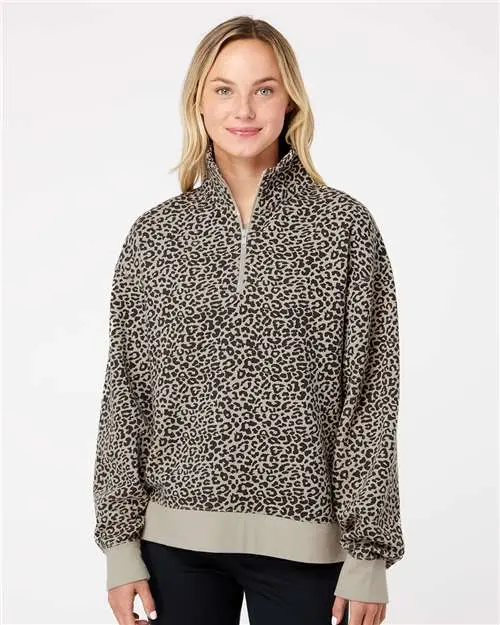 Mv Sport Sueded Fleece Quarter-Zip Sweatshirt – Women'S Layering Essential (W22713) 1