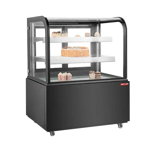 New Air 36-Inch Curved-Glass Floor-Standing Refrigerated Display Case – Ndc-36-Cg 1