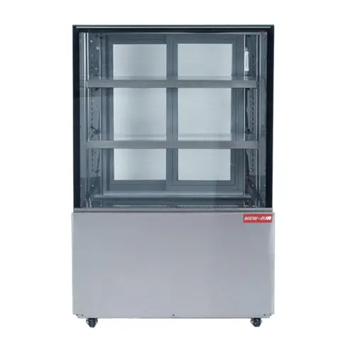 New Air 36-Inch Square-Glass Floor-Standing Refrigerated Display Case – Ndc-36-Sg 1