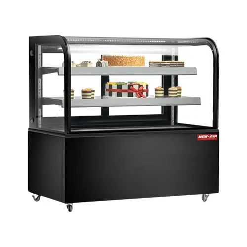 New Air 48-Inch Curved-Glass Floor-Standing Refrigerated Display Case – Ndc-48-Cg 1